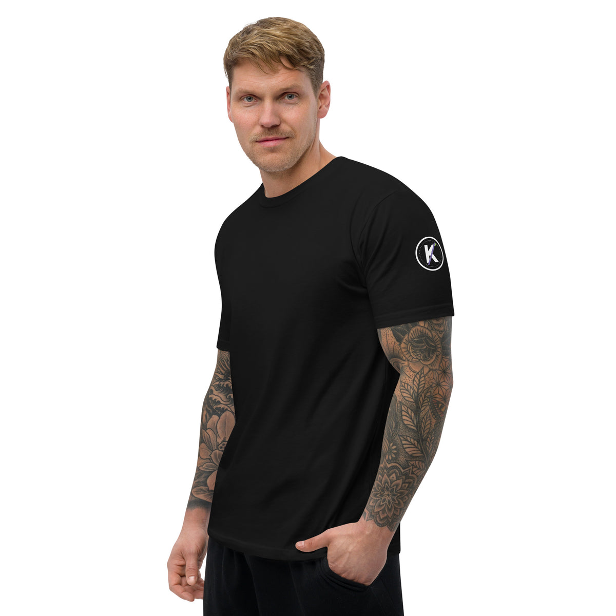 Kyron-Ανδρικό Κοντομάνικο Fitted T‑Shirt