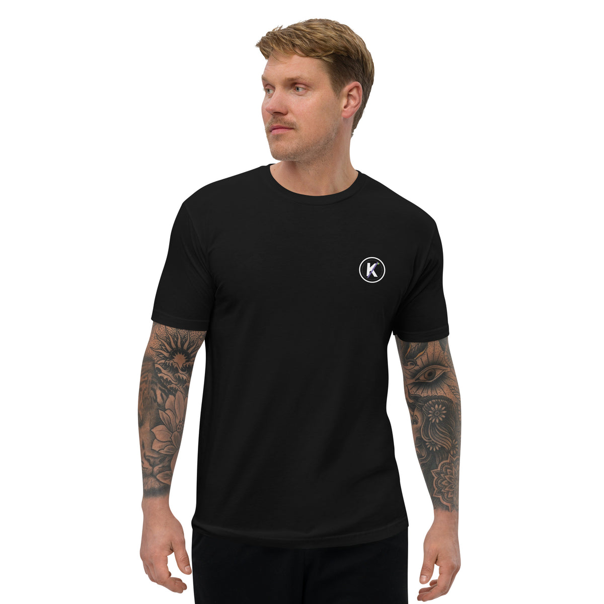 Kyron-Ανδρικό Κοντομάνικο Fitted T‑Shirt