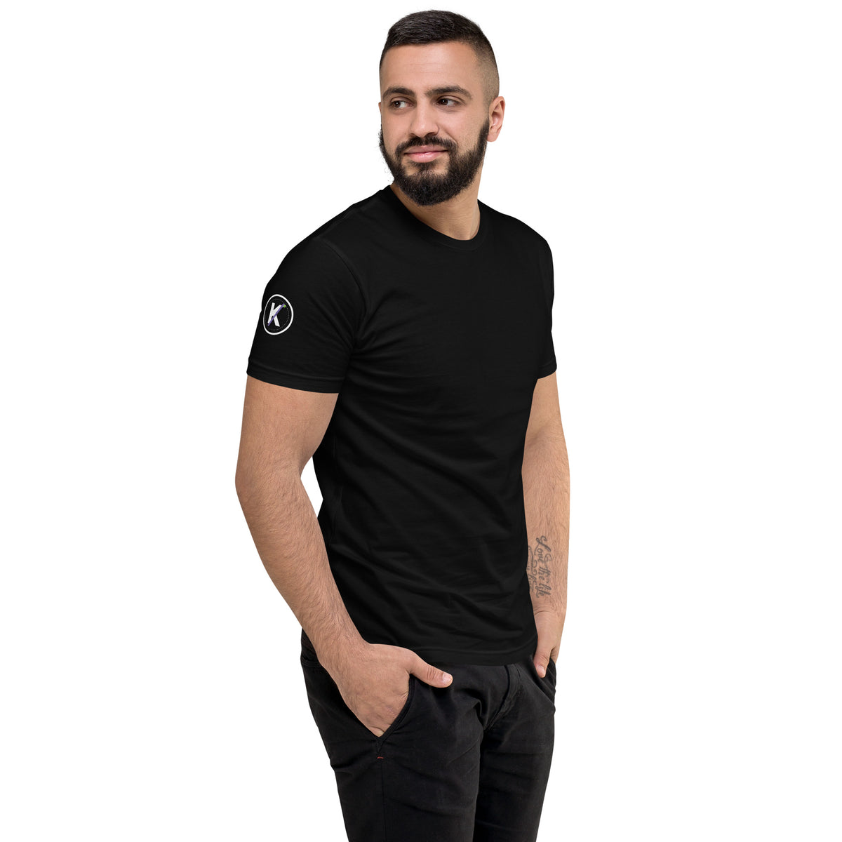 Kyron-Ανδρικό Κοντομάνικο Fitted T‑Shirt